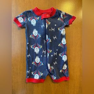 Shortie Sleeper Star Wars Hannah Andersson sz 50 (0-3 months)